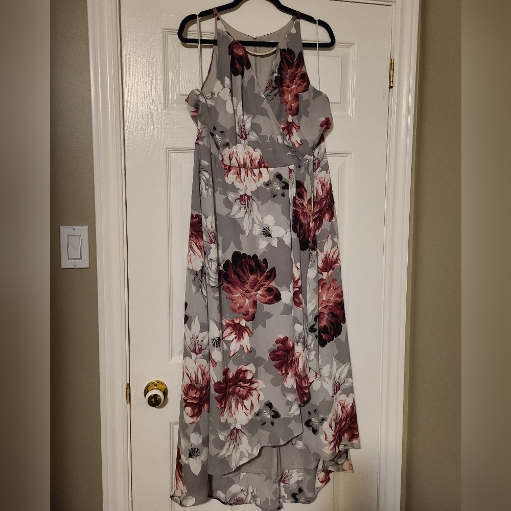 Ricki's Elegant Floral High Low Dress